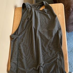 No bull army green muscle tank xs